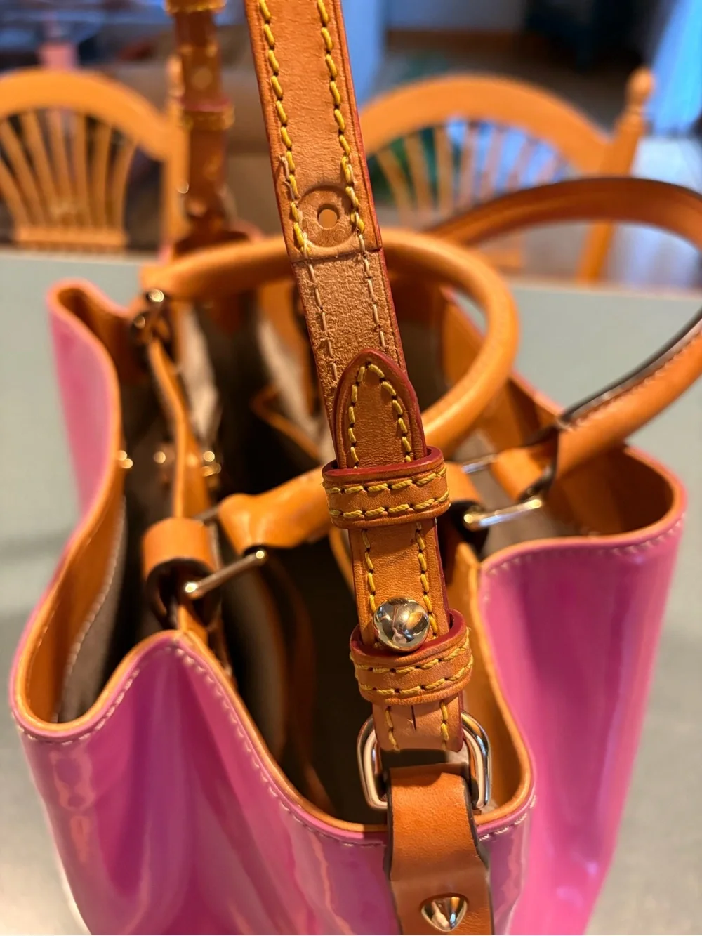 Dooney & Bourke glossy patent